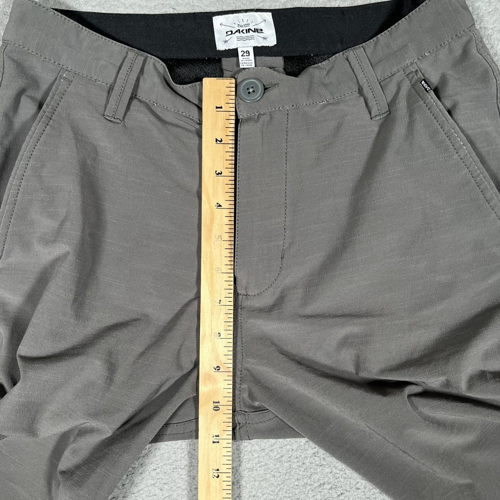 Dakine Shorts Mens 29 Gray Amphibian Hybrid Chino Quick Dry Casual Preppy Logo - Picture 7 of 14